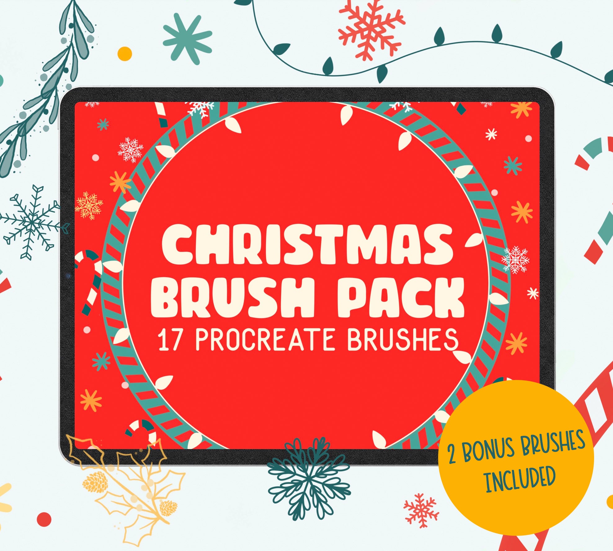 Christmas Brush Pack for Procreate