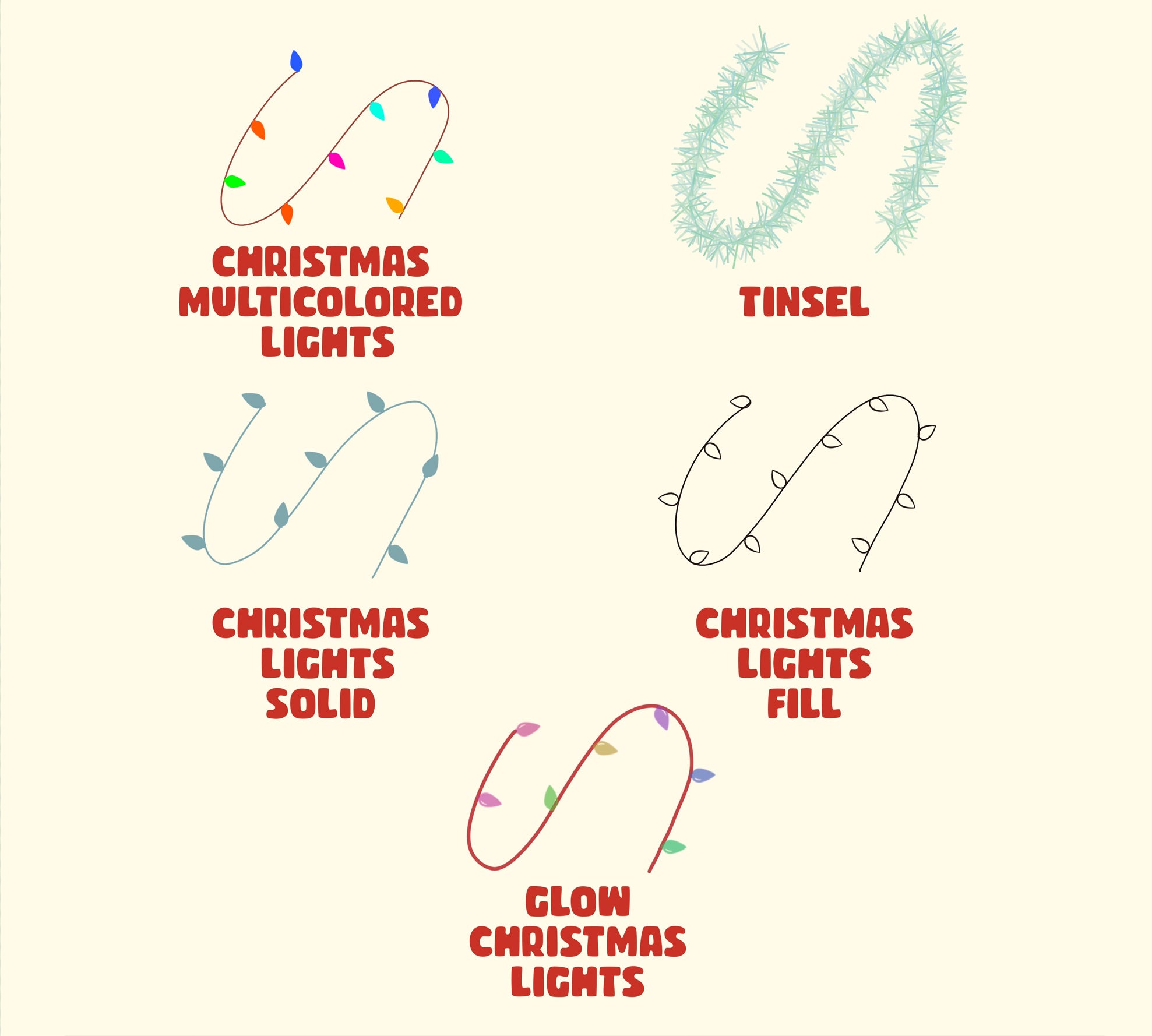 Christmas Brush Pack for Procreate