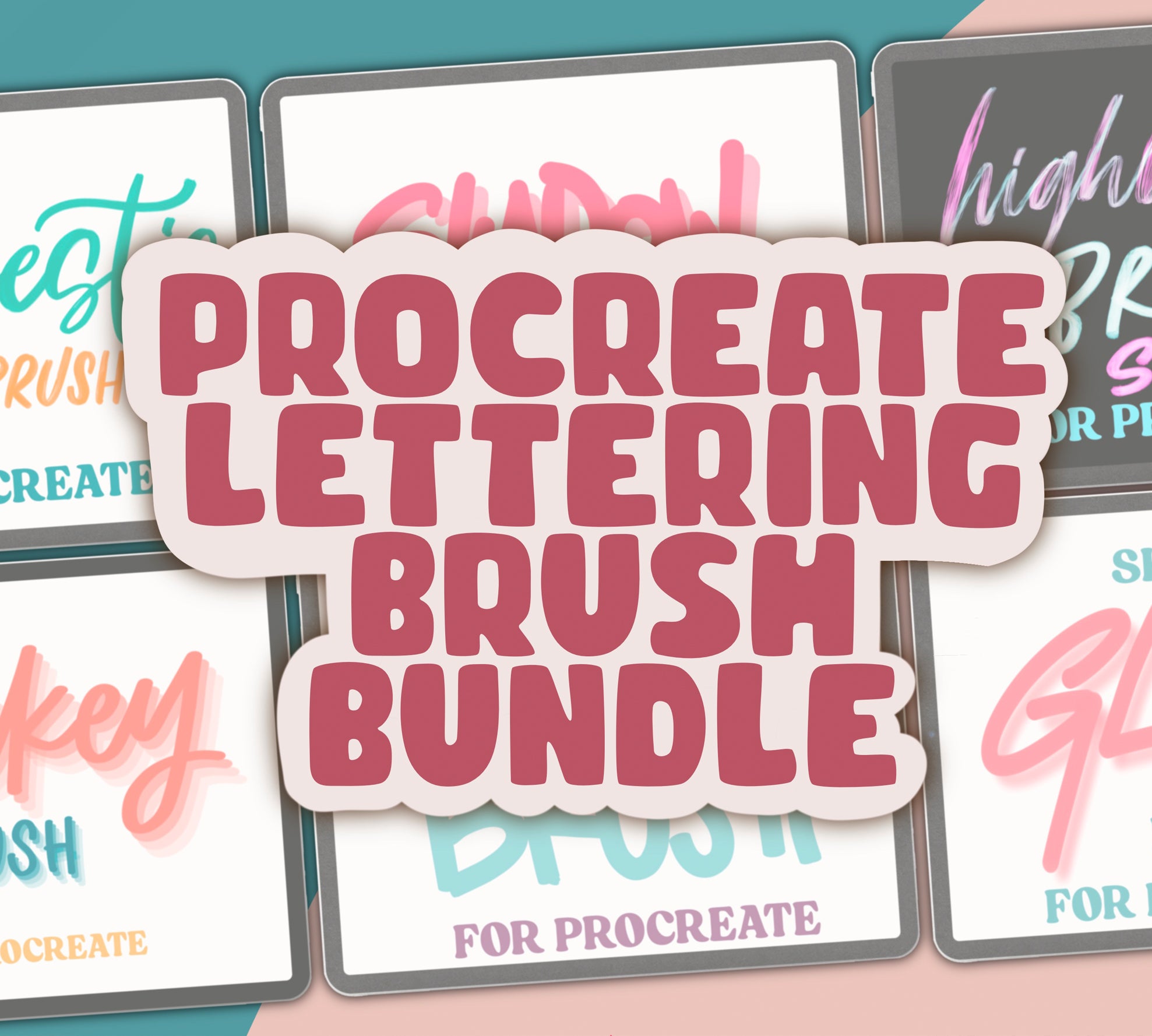 lettering brush bundle