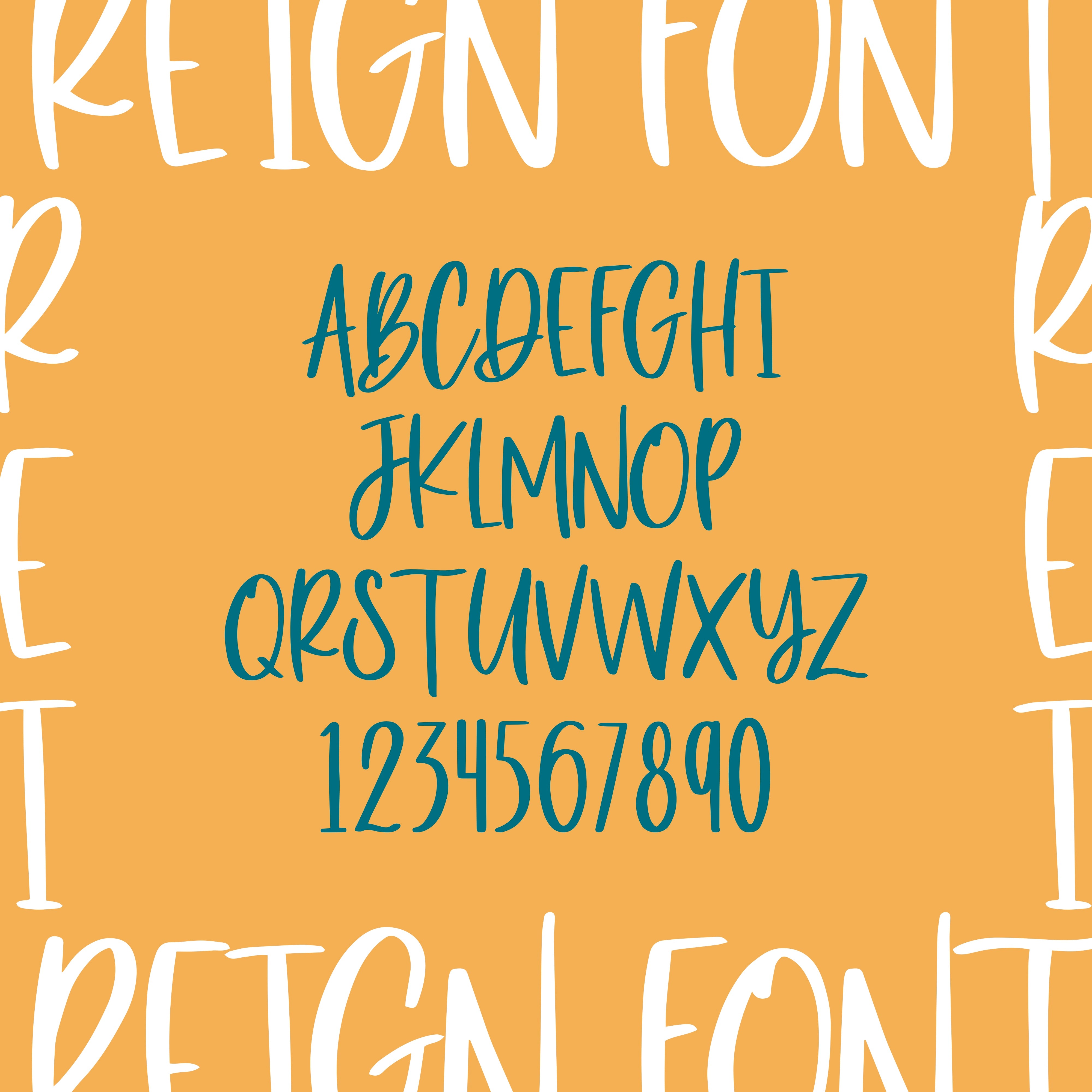 Reign Handwritten font